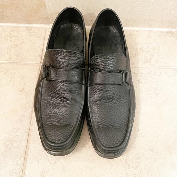 Salvatore Ferragamo Leather Dress Loafers - Picture 1 of 10